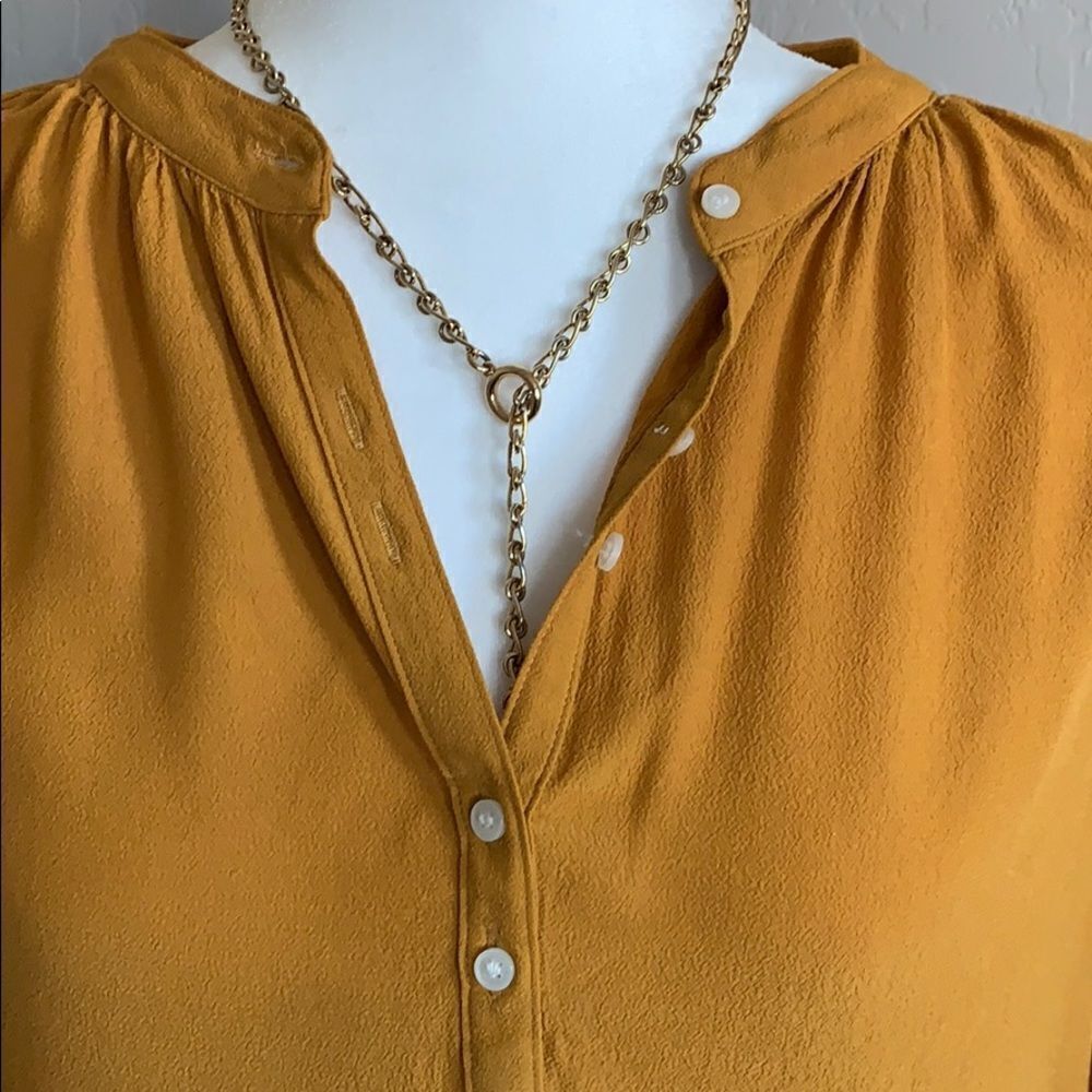 J. Crew Button Popover Top - Picture 3 of 9